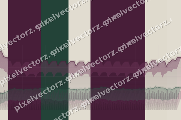 Soft pastel chart background in dark magenta and pink