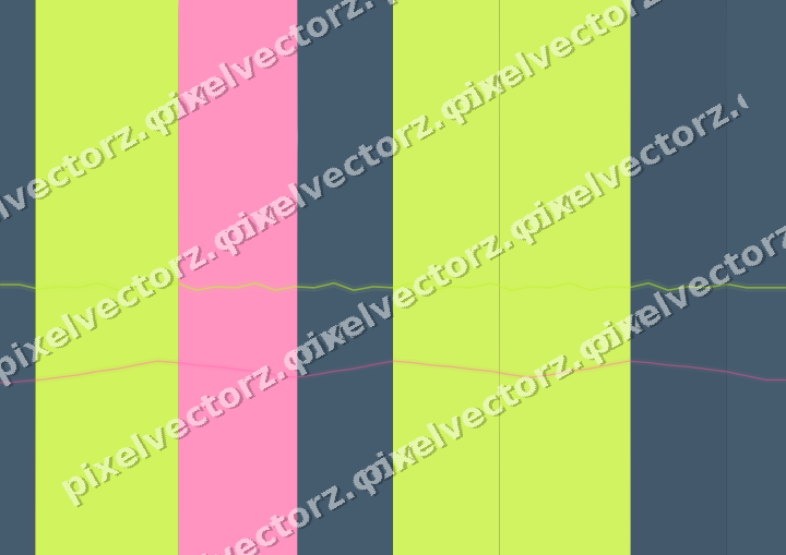 Glowing neon chart background in lime and amber