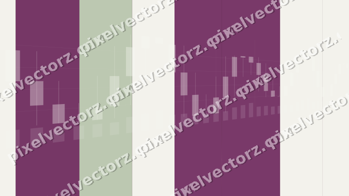 Glowing neon chart background in dark magenta and lime