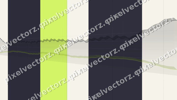 Glowing neon chart background in blue and purple