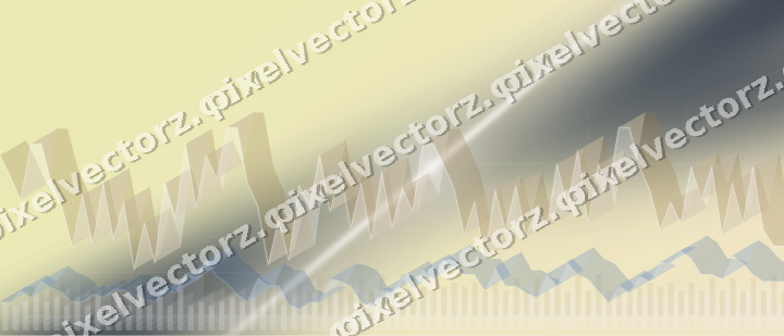 Soft pastel chart background in dark blue and amber