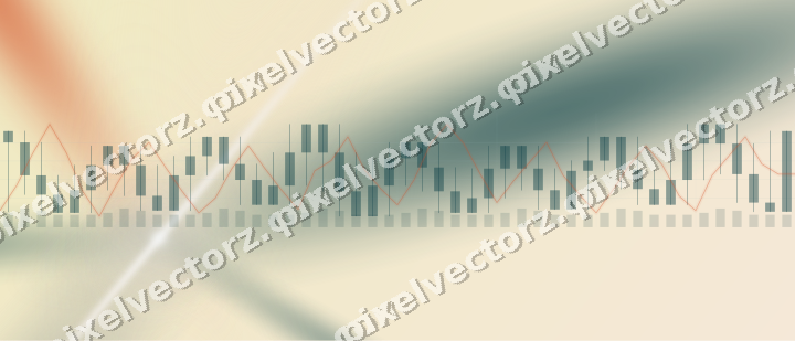 Soft pastel chart background in dark teal and orange