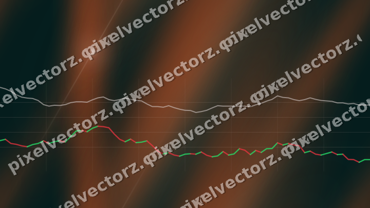 Nahtloser Neon Diagramm Hintergrund in Orange und Petrol