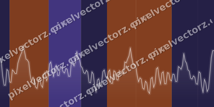 Soft pastel chart background in orange and blue