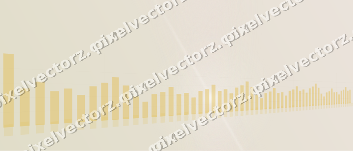 Soft pastel chart background in amber and pale orange