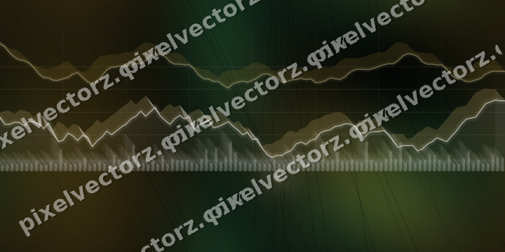 Nahtloser Neon Diagramm Hintergrund in Bernstein und Grün