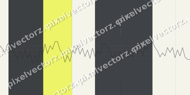 Glowing neon chart background in yellow and grey