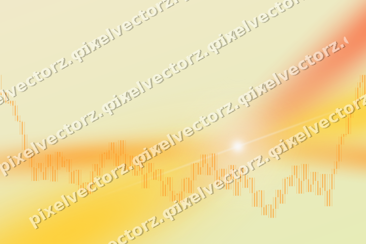 Soft pastel chart background in orange and amber