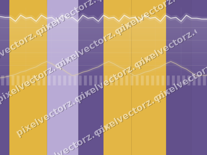 Glowing neon chart background in amber and purple