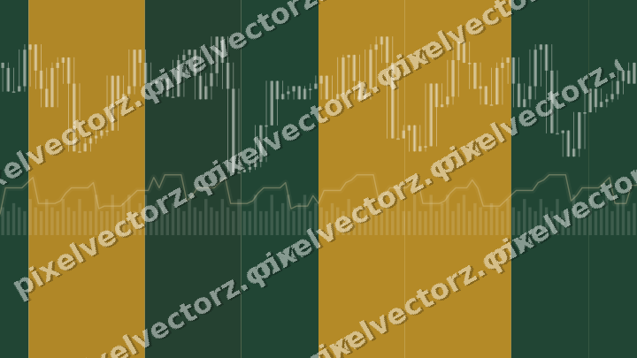 Soft pastel chart background in amber and dark green