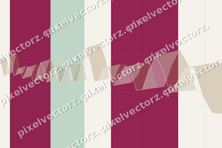 Glowing neon chart background in pink and green