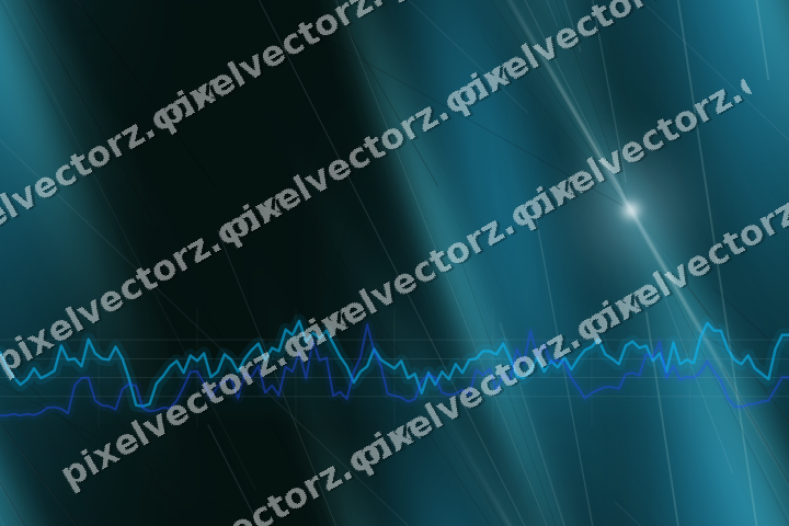Nahtloser Neon Diagramm Hintergrund in Türkis und Petrol