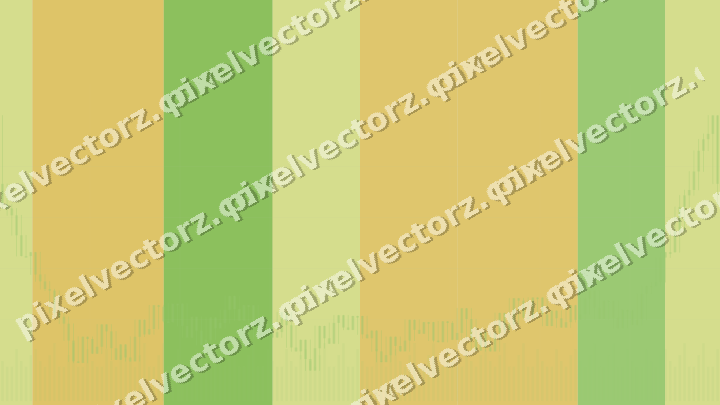 Soft pastel chart background in lime and yellow