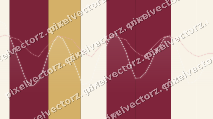 Glowing neon chart background in pink and amber