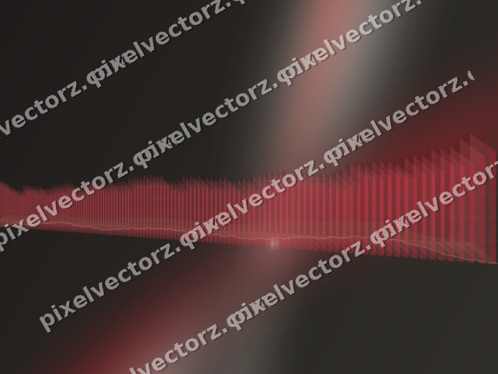 Glowing neon chart background in red and pale amber