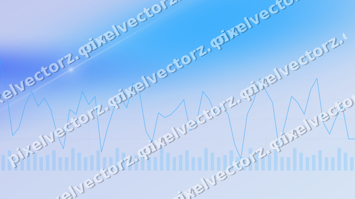 Soft pastel chart background in cyan and blue