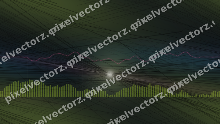 Nahtloser Neon Diagramm Hintergrund in Limette und Bernstein