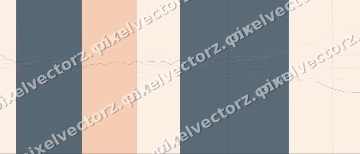 Glowing neon chart background in blue and orange