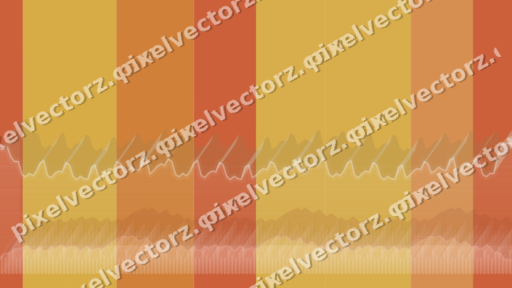 Soft pastel chart background in orange and amber