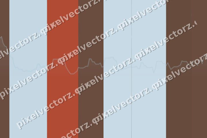Glowing neon chart background in cyan and red