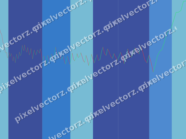 Soft pastel chart background in blue and cyan