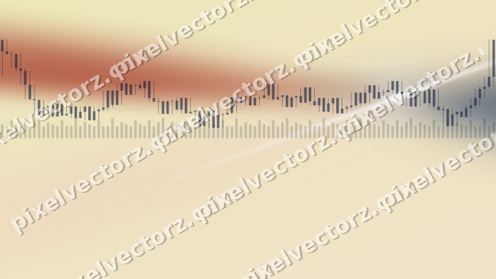 Soft pastel chart background in dark blue and red
