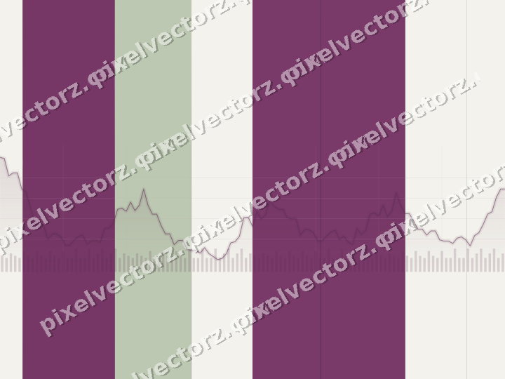 Glowing neon chart background in magenta and lime