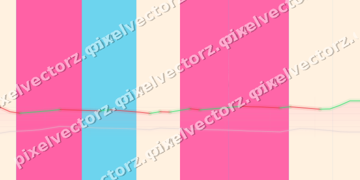 Glowing neon chart background in pink and cyan