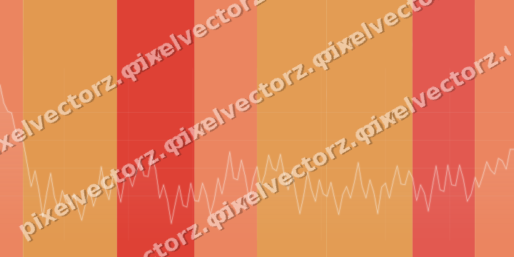Soft pastel chart background in red and orange