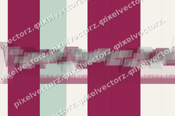 Glowing neon chart background in pink and green