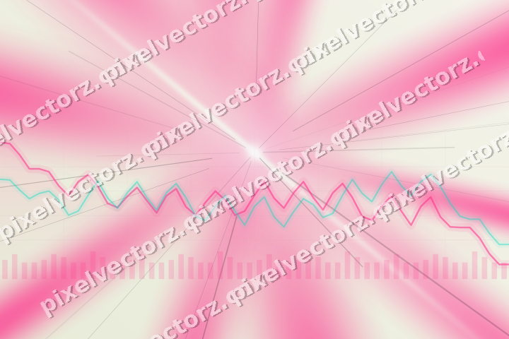 Soft pastel chart background in pink and orange
