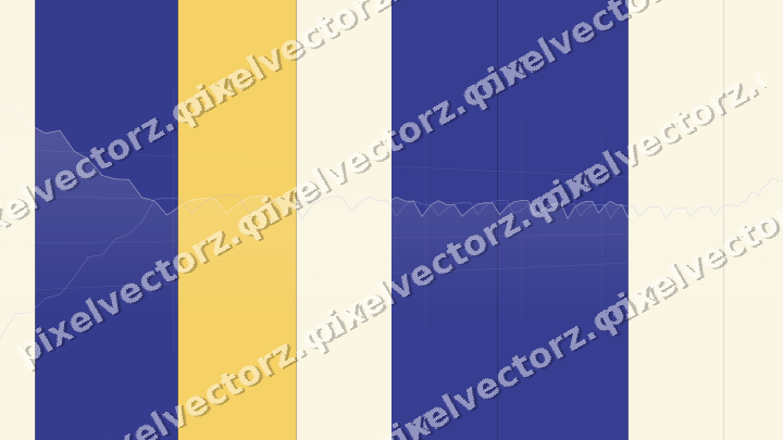 Glowing neon chart background in blue and amber