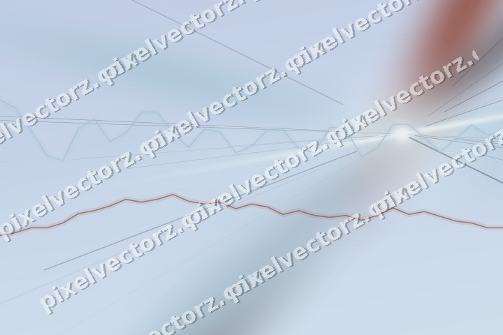 Soft pastel chart background in cyan and red