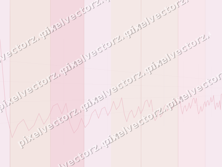 Glowing neon chart background in pale pink and pale red