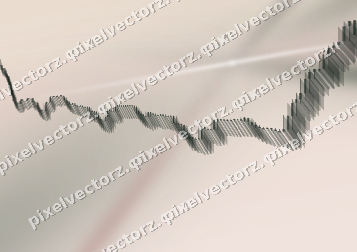 Soft pastel chart background in dark green and red