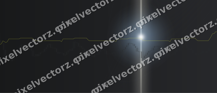 Glowing neon chart background in yellow and grey