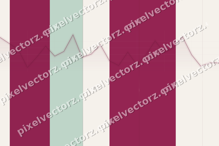 Glowing neon chart background in dark pink and green