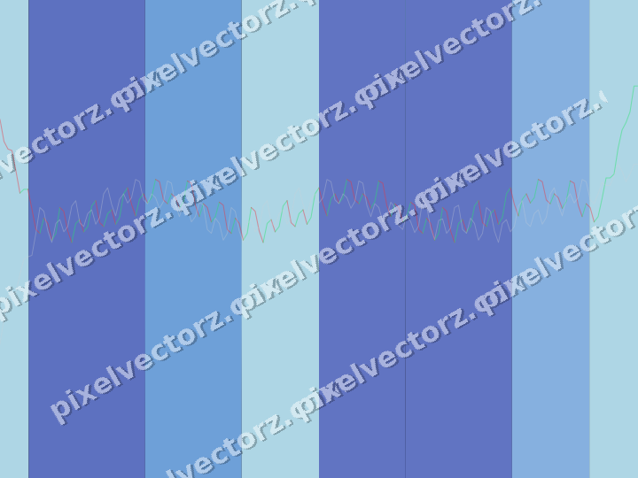 Glowing neon chart background in blue and cyan