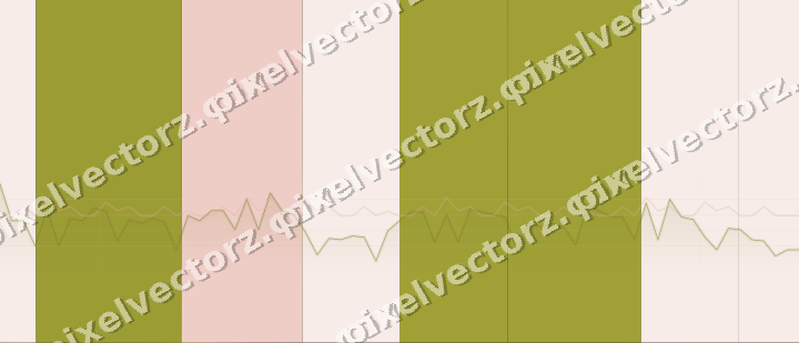 Glowing neon chart background in yellow and red