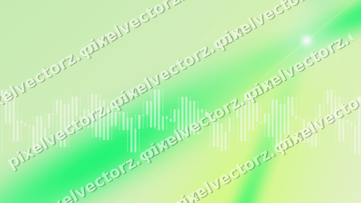 Soft pastel chart background in green and lime