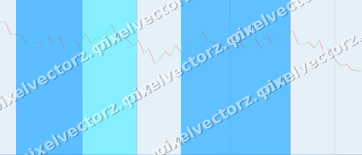 Glowing neon chart background in cyan and blue