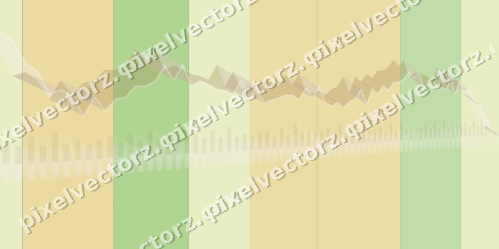 Glowing neon chart background in lime and yellow