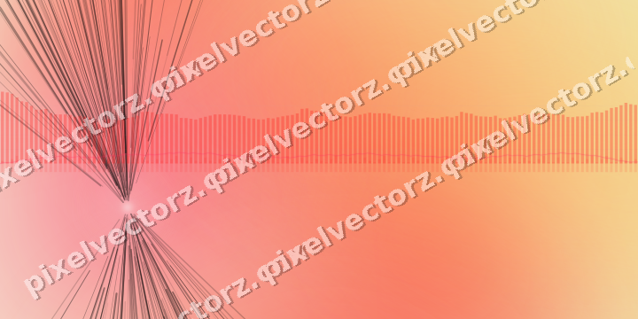 Soft pastel chart background in red and orange