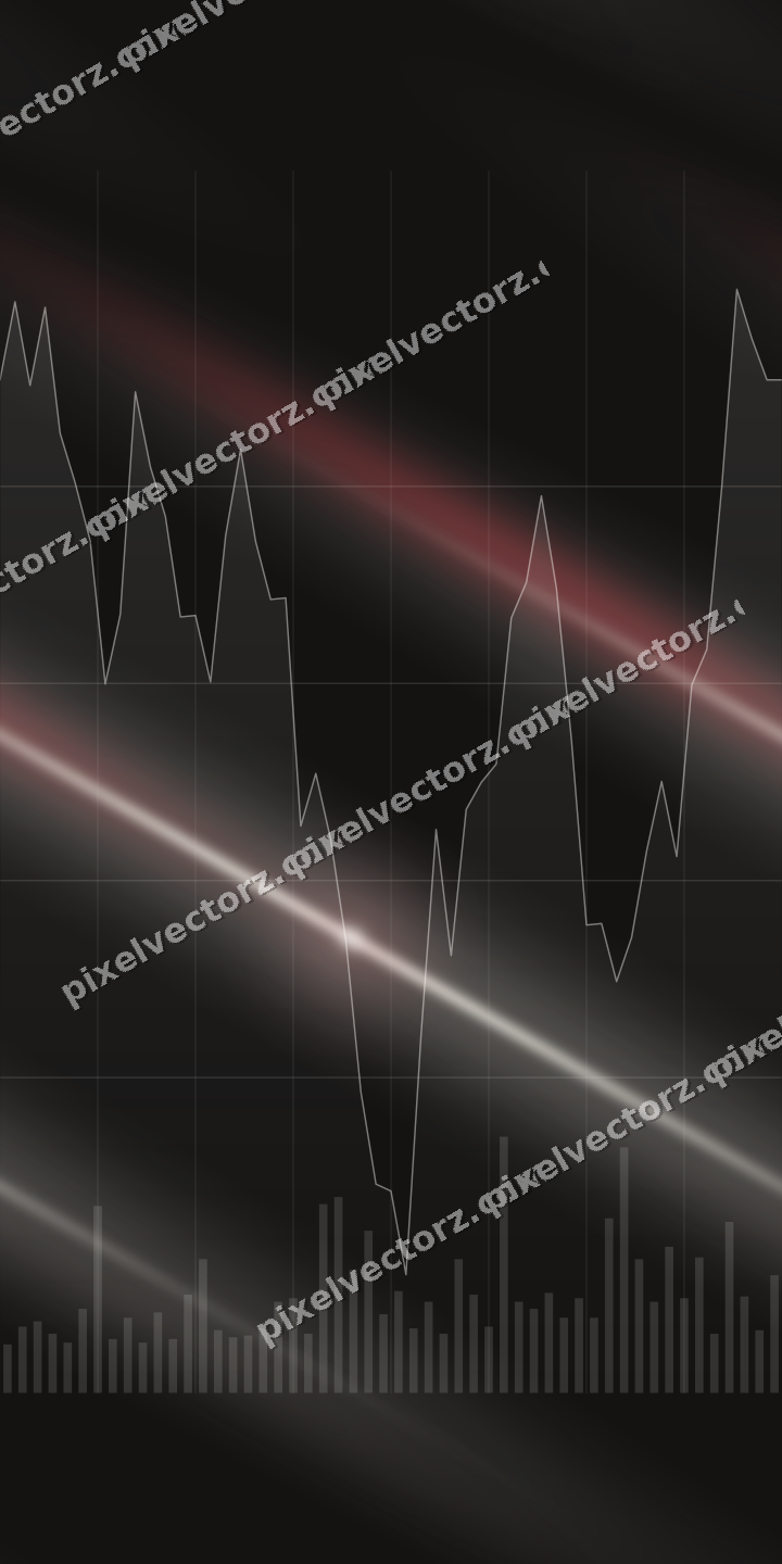 Nahtloser Neon Diagramm Hintergrund in Rot und Blassbernstein