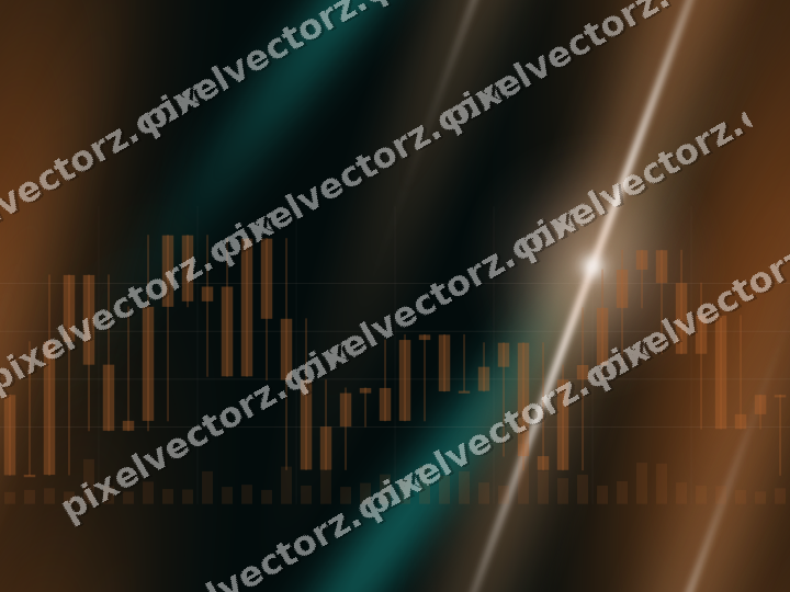 Nahtloser Neon Diagramm Hintergrund in Orange und Petrol