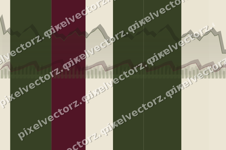 Soft pastel chart background in dark lime and dark pink