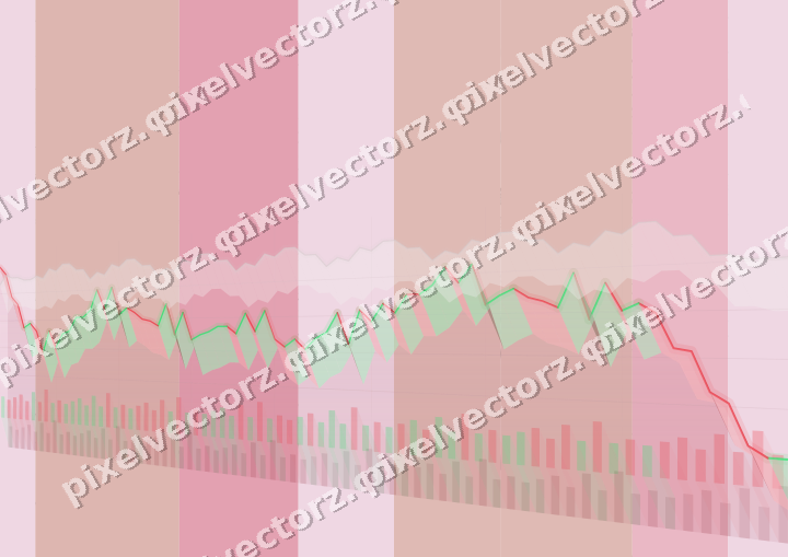 Soft pastel chart background in pale pink and pale red