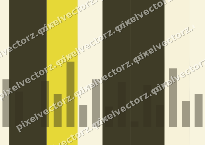 Soft pastel chart background in dark amber and yellow