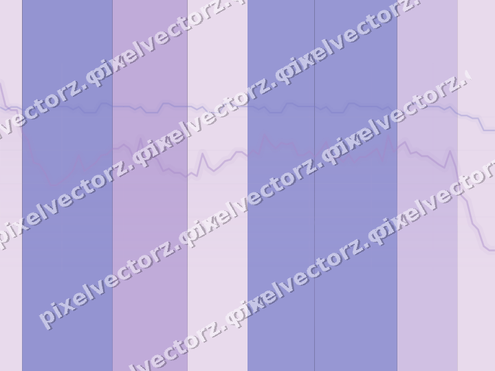 Glowing neon chart background in purple and blue