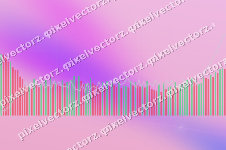 Soft pastel chart background in purple and blue